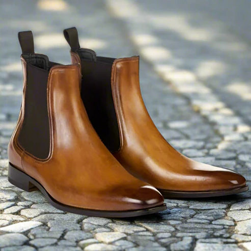 Tan Brown Chelsea Boot